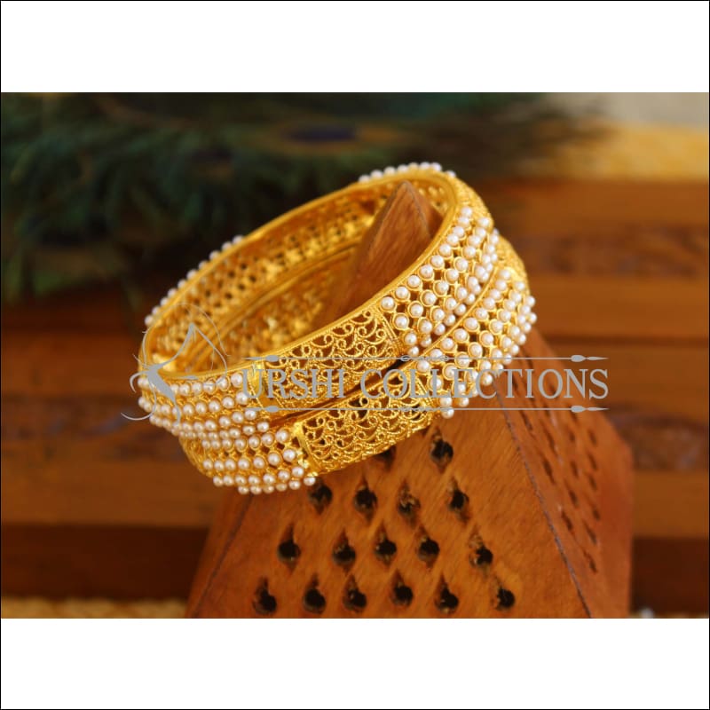 Designer Gold Plated Bangles M1781 - 2.4 - Bangles