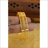 Designer gold plated bangles M772 - Bangles