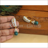 Designer Gold Plated CZ Earrings M2953 - EARRINGS