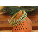 Designer Gold Plated Kempu Bangles M1733 - 2.4 - Bangles