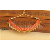 Designer Gold Plated Kempu Necklace M1904 - Necklace Set