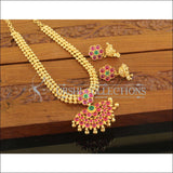 Designer Gold Plated Kempu Necklace Set M1170 - Necklace Set