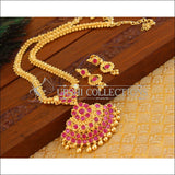 Designer Gold Plated Kempu Necklace Set M852 - Necklace Set