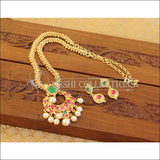 Designer Gold Plated Kempu Necklace Set M865 - Necklace Set