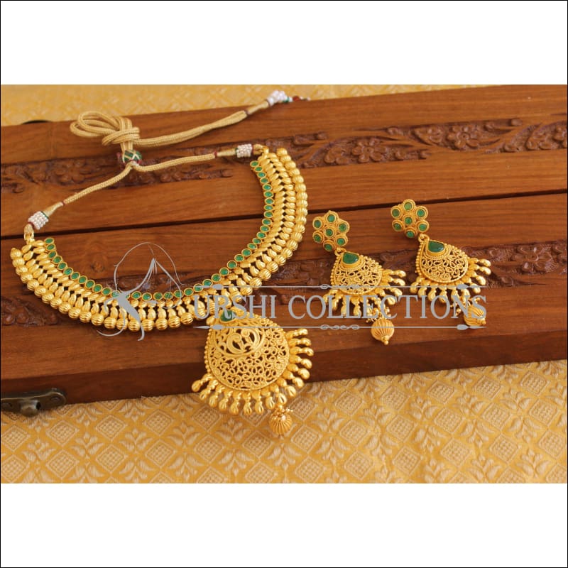 Designer Gold Plated Necklace Set M2030 - Necklace Set