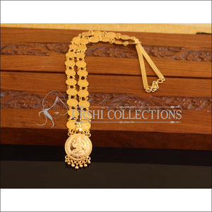 Designer Gold Plated Temple Coin Necklace M2115 - Set