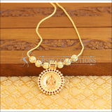 Designer Gold plated Temple necklace M1226 - Necklace Set