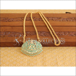 Designer Gold plated Temple Necklace M2228 - Set