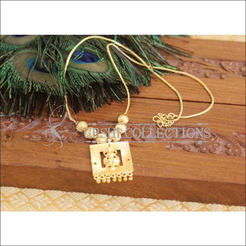 Designer Gold plated temple necklace M968 - Necklace Set