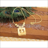 Designer Gold plated temple necklace M968 - Necklace Set