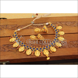 Designer Gold Plated Temple Necklace Set M2500 - Necklace Set