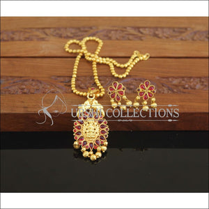 Designer Gold Plated Temple Necklace Set M2513 - Necklace Set