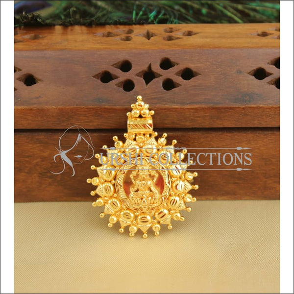 With Weight Lakshmi Gold Lockets Designs Temple Design Gold