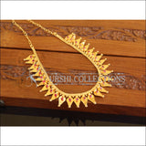 Designer Gold Plated Thalikoottam Ruby Necklace M2120 - Set