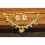 Designer matte finish necklace set M1036 - Necklace Set