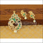Designer peacock CZ Pendant set M910