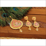 Designer ruby pendnat set M894 - Pendant Set