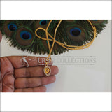 Gold Platted OM Pendant Long Chain U-60 - necklace