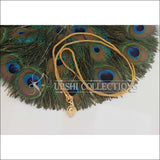 Gold Platted OM Pendant Long Chain U-60 - necklace