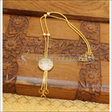High gold Kerala style Gold chain M254 - white - Necklace Set