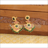 Kerala style Gold plated Palakka earrings M2221