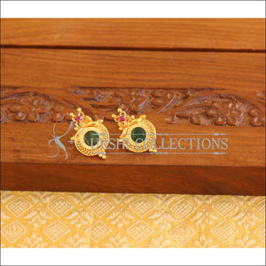 Kerala style Gold plated Palakka earrings M2254