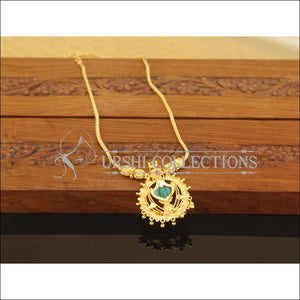 Kerala Style Gold Plated Palakka Necklace M2474 - Necklace Set