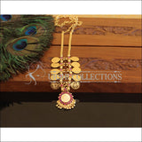 Kerala Style Gold Plated Temple Coin Necklace M2301 - Set