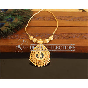 Kerala style Gold plated Temple Krishna Palakka Necklace M2236 - Set