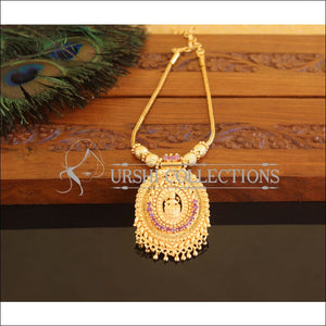Kerala style Gold plated Temple Necklace M2270 - Set