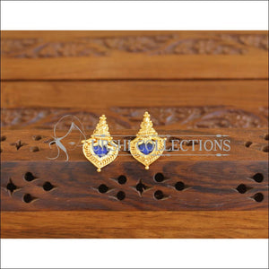 Kerala style Gold plated Temple Palakka earrings M2263