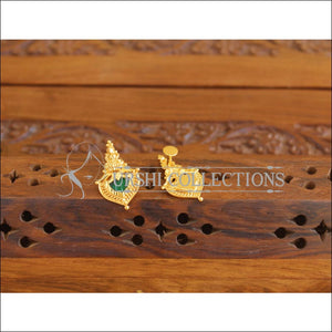 Kerala style Gold plated Temple Palakka earrings M2264
