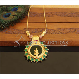 Kerala Style Gold Plated Temple Palakka Necklace M2302 - Set