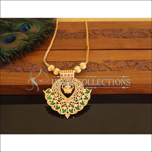 Kerala Style Gold Plated Temple Palakka Necklace M2303 - Set
