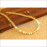 Kerala Style Gold Plated Thali Koottam long Necklace Set M1814 - Necklace Set