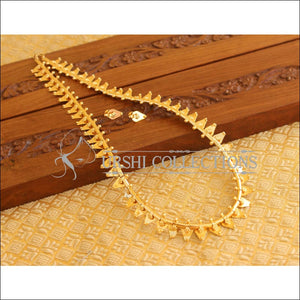Kerala Style Gold Plated Thali Koottam long Necklace Set M1816 - Necklace Set