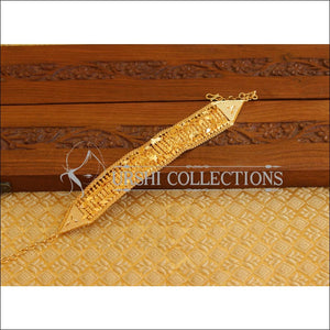 Kerala Style Gold Platted Elakka Thali Choker Necklace Set M1305 - Necklace Set