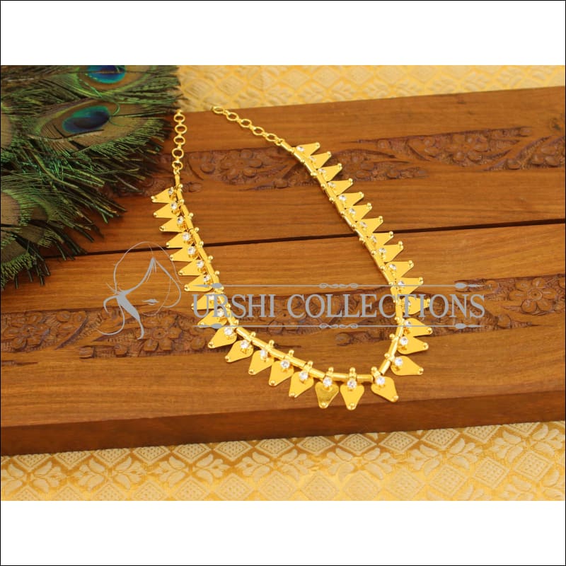 Kerala traditional Thalikoottam Necklace with stones M1017 - Necklace Set