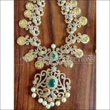 BEAUTIFUL DESIGNER CZ LAKSHMI NECKLACE SET UTV984 - Necklace Set