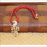 BEAUTIFUL DESIGNER CZ PEACOCK PENDANT UTV597 - Pendant Set
