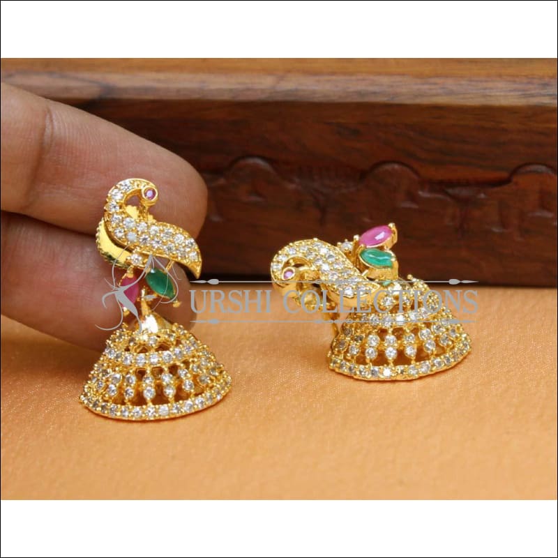 Designer CZ Earrings UC-NEW243 - Multi - Earrings
