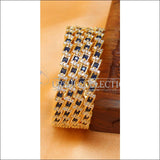 Designer Gold Plated CZ Bangle Set UC-NEW1552 - 2.6 - Bangles