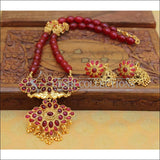 Designer Gold Plated Handmade Necklace Set UC-NEW2791 - Necklace Set