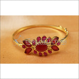 Designer Gold Plated Openable Kada UC-NEW1719 - Red - Bracelets