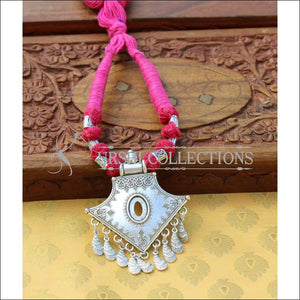 Designer Thread Necklace Set UC-NEW1651 - Pink - Necklace Set