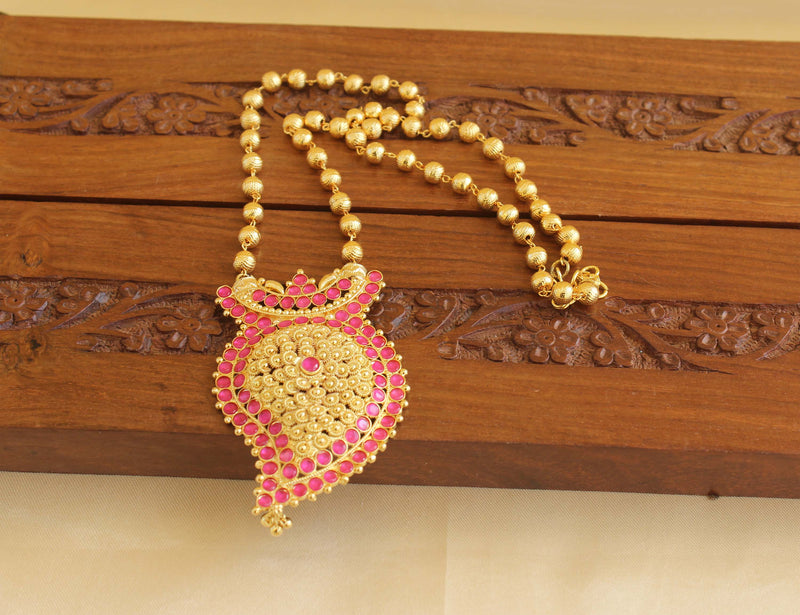 Gold Plated Mango Necklace M1949