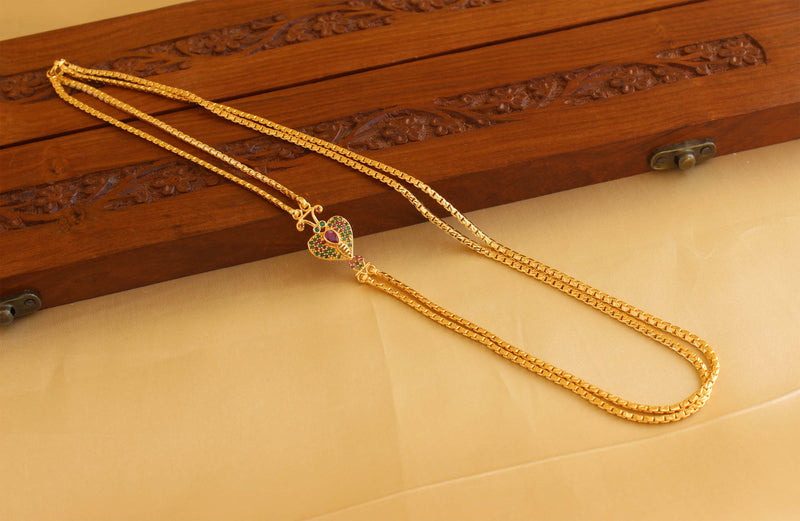 Gold Plated CZ Moppu Chain M1931