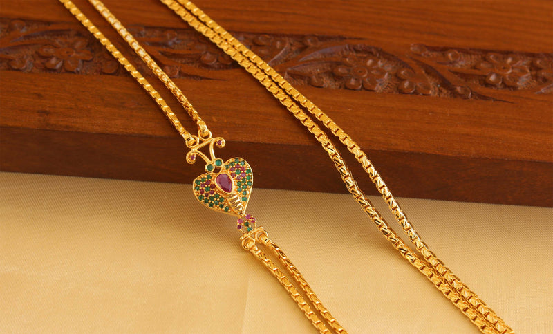 Gold Plated CZ Moppu Chain M1931