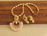 Designer Gold Plated Mango Necklace Set M1911