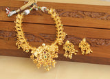 Designer Gold Plated Peacock Necklace Set M1919